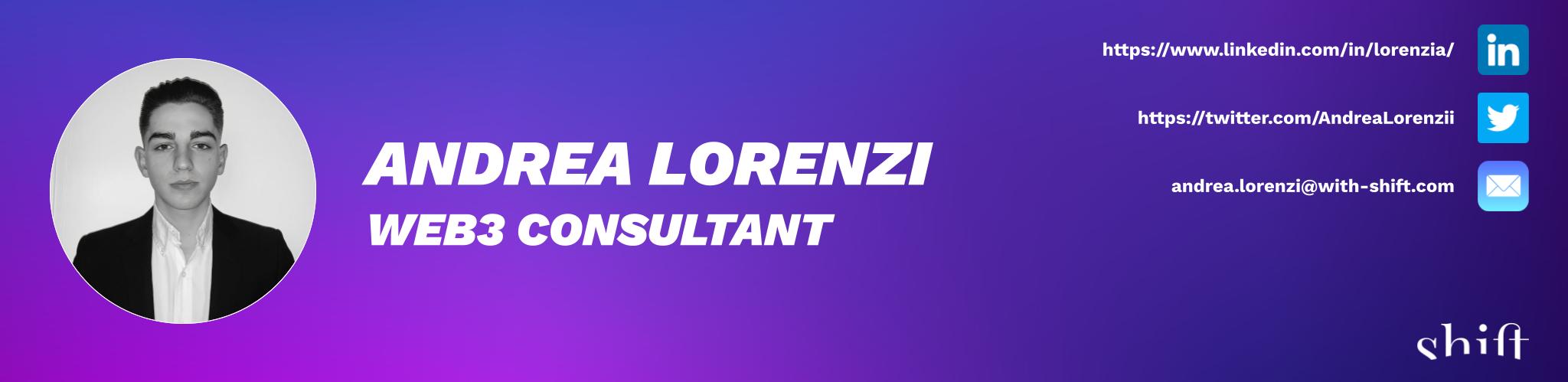 Andrea Lorenzi - Web3 Consultant